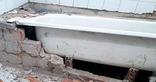 Демонтаж ванной комнаты в Людиново - стоимость работ от 823 руб. | Сварной-Люд